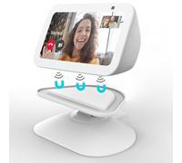 Supporto regolabile Dianves per Echo Show 5 (3a generazione), supporto girevole e inclinabile, rotazione multi-angolo, base magnetica antiscivolo