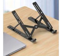 Supporto regolabile e portatile per laptop - Pieghevole, supporto universale per laptop e tablet, design di raffreddamento con regolazione dell'angolo ergonomico per tutti i computer, costruzione in p