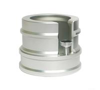 Supporto regolabile in acciaio inossidabile per pressacaffè con supporto per portafiltro da 51/53/54/58 mm, anche pressa per caffè e supporto stabile durante l'uso (argento)