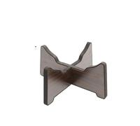 Supporto regolabile in acciaio per tamburo lingua, versatile espositore per handpan, tank drum e tamburo da meditazione (palissandro medio)