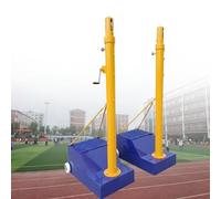 Supporto regolabile in altezza per interni ed esterni, rete da pallavolo e badminton con base ponderata, adatto per giardino e campo sportivo