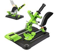 Supporto regolabile in lega di alluminio per smerigliatrice angolare, Stand potenziato per smerigliatrici (diametro disco 100-125 mm), Ideale per taglio e lucidatura fai-da-te