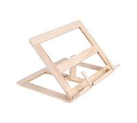 Supporto regolabile in legno per laptop, supporto ergonomico per la lettura, design di raffreddamento, leggio per libri di testo e Bibbia, cavalletto