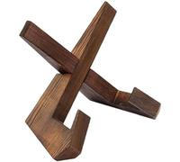 Supporto regolabile in legno per ricettari, stile rustico, per bancone della cucina, perfetto per esporre libri di cucina, regalo ideale per gli amanti del cibo
