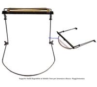Supporto Regolabile in Metallo per Armonica a Bocca e KAZOO REGGI ARMONICA NUOVO