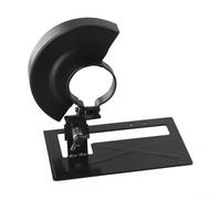 Supporto regolabile in metallo per smerigliatrice angolare con copertura protettiva per smerigliatrici da 4,5", regolazione in altezza di 2-3 cm, nero