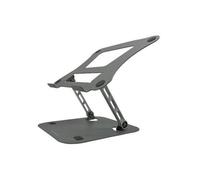 Supporto regolabile Nilox NXSLF01 per laptop e tablet da 10 a 16 pollici, inclinazione 45° in acciaio nero