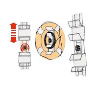 Supporto regolabile per anulare - 1 PZ Osculati - 22.428.01 - 2242801
