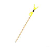 Supporto regolabile per canna da pesca a forma di Y, supporto per picchetto per pesca alla carpa marina e pesca grossolana, treppiede alternativo 52-80 cm (giallo)