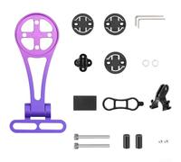 Supporto regolabile per computer da bici, 100 x 47 x 5 mm, in lega di | Ciclismo Strada MTB Equitazione, 180 Gradi Rotazione Luce Camera Bracket, Adulti Ciclisti, Alluminio