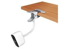 Supporto regolabile per fotocamera Arlo, resistente a collo di cigno per montaggio Arlo Pro 4/Pro 3/Pro 2/Essential/Owlet/Reolink fotocamera e altro ancora senza foratura (bianco, confezione da 1)