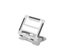 Supporto regolabile per laptop con base girevole a 360, rialzo ergonomico pieghevole per computer da scrivania, compatibile