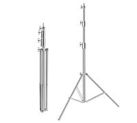 Supporto regolabile per luce fotografica con adattatore universale a vite, molla ammortizzata per stabilità, ideale per apparecchiature di illuminazione da studio