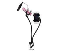 Supporto regolabile per microfono per Live Stream Lazy Staffa Lungo Bracci Cellulare Clip Holder