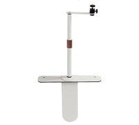 Supporto regolabile per mini proiettore con staffa girevole a 360° per affari e presentazioni, portatile e compatibile con smartphone, ideale per riunioni (bianco)