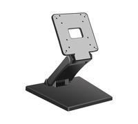 Supporto regolabile per monitor LCD da 13-24 pollici, supporta 6,5 kg, supporto singolo pieghevole per monitor con foro VESA 75 x 75 mm, 100 x 100 mm, supporto da scrivania/parete con orientabile