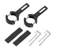 Supporto regolabile per moto, faretto fendinebbia, luci di guida universali, supporto durevole per forcella ATV Staffe Supporto Faretti faro per lampadina(2PCS Small)