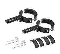 Supporto regolabile per moto, faretto fendinebbia, luci di guida universali, supporto durevole per forcella ATV(2PCS Large)
