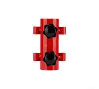 Supporto Regolabile per Pali Tenda 6.5-10cm Stabile | Altezza regolabile 6.5-10cm, design stabile, previene ribaltamento, ideale per vento forte(Red)