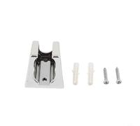 Supporto regolabile per soffione doccia per montaggio a parete, staffa in plastica ABS, compatibile con bacchette per doccia portatili e connessioni standard del braccio doccia