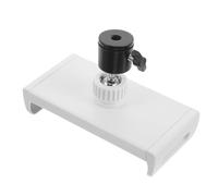Supporto Regolabile per Spartiti su Asta Microfonica Portatile(Bianco) | Morsetto Pieghevole con Angolazione Rapida, Adatto a Telefoni e Dispositivi da 4, 6 a 10 Pollici, Pratica Musicale