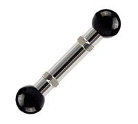 Supporto regolabile per tablet con doppia testa a sfera, per una visione flessibile, struttura in acciaio inox, design antiscivolo