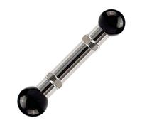 Supporto regolabile per tablet con doppia testa a sfera, per una visione flessibile, struttura in acciaio inox, design antiscivolo