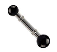 Supporto regolabile per tablet con doppia testa a sfera, per una visione flessibile, struttura in acciaio inox, design antiscivolo