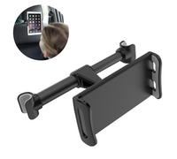 Supporto regolabile per tablet da poggiatesta, supporto antivibrazione per auto per un intrattenimento sicuro sui sedili posteriori, rotazione a