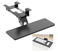 Supporto regolabile per tastiera da tavolo, supporto ergonomico estraibile per cassetto del mouse, ripiano di estensione per scrivania sotto la scrivania, supporto per tastiera massimizza lo spazio di