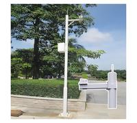 Supporto Regolabile per Telecamera di sorveglianza Bianca - Supporto a Colonna in Metallo per Sicurezza Esterna - Adatto a telecamere da 2-6 m - Ideale per casa, Fattoria, Magazzino, Centro