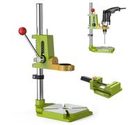 Supporto regolabile per trapano con manico a sfera con stabilizzatore a molla ad alta durezza per perforazione da banco di precisione e operazioni di trapano a mano