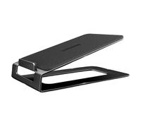 Supporto regolabile senza attrezzi con base in acciaio al carbonio, design salvaspazio, ottimizza il supporto per altoparlanti in metallo per la proiezione del suono in casa/studio