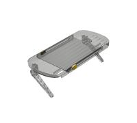 Supporto regolabile senza foratura per decoder TV, monitor/schermo computer, router (grigio lusso): regalo a sorpresa grigio