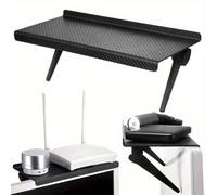 Supporto regolabile senza foratura per scatola TV, monitor del computer, staffa di stoccaggio per schermo TV Piccolo-16,4*11,Medio-22*11.3ABS