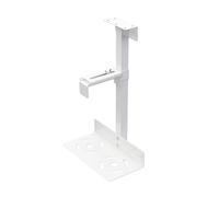 Supporto regolabile sotto la scrivania per PC, supporto da parete, rack CPU desktop | morsetto per telaio in acciaio resistente, design flessibile del supporto torri, piattaforme regolabili in altezza