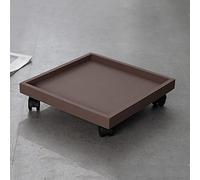 Supporto resistente per vasi da fiori con ruote bloccabili, supporto per vasi da fiori per uso interno ed esterno, carrello mobile durevole per un facile movimento delle piante