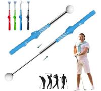 Supporto retrattile per l'allenamento dello swing da golf, attrezzo per l'allenamento della presa con feedback immediato, allenamento di forza e ritmo, per destrimani e mancini