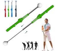 Supporto retrattile per l'allenamento dello swing da golf, attrezzo per l'allenamento della presa con feedback immediato, allenamento di forza e ritmo, per destrimani e mancini