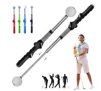 Supporto retrattile per l'allenamento dello swing da golf, attrezzo per l'allenamento della presa con feedback immediato, allenamento di forza e ritmo, per destrimani e mancini
