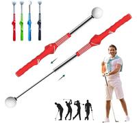 Supporto retrattile per l'allenamento dello swing da golf, attrezzo per l'allenamento della presa con feedback immediato, allenamento di forza e ritmo, per destrimani e mancini
