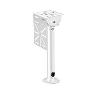 Supporto retrattile per telecamera a cupola in lega di alluminio, regolabile a 360°, universale, staffa da soffitto per sorveglianza di sicurezza interna ed esterna e supporto versatile