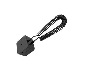 Supporto retrattile per telecomando, antifurto, supporto da parete per scrivania, regolabile in ABS PU con estensione di 1200 mm per controller TV e protezione display del telefono cellulare