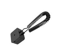 Supporto retrattile per telecomando TV, supporto da parete anti-smarrimento, sicuro, organizer magnetico con cordino retrattile per camera da