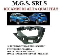 SUPPORTO RETRONEBBIA SINISTRO DACIA SANDERO II 01/17- 11/20