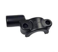 Supporto Retrovisore 22mm Installazione per facile Supporto Retrovisore | Lega alluminio aerospaziale, finitura nera opaca, anti-ruggine, leggero ma per robusto, durata nel tempo