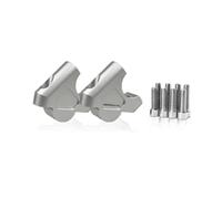 Supporto rialzo manubrio Compatibile Con BMW PER R 1250 GS | Riser Manubrio Moto 32MM Adattatore Estensione Morsetto Manubrio Trascina(Silver)