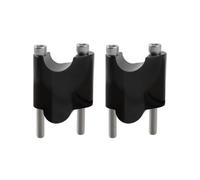 Supporto rialzo manubrio Compatibile Con Sportster Per XL1200X | Per XL1200XS 48mm 2 "Riser Manubrio Moto Manubrio Intensificazione Kit Di Estensione Blocco CNC Nero Cromato(Black)