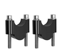 Supporto rialzo manubrio Compatibile Con Suzuki PER LT500R | PER LT250 PER LT80 Moto Universale Manubrio Riser Bar Mount Maniglia Morsetto(28MM Black)