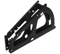 Supporto Ribaltabile per Scarpiera, Nero Acciaio Laminato a Freddo | Accessorio Monostrato per Cassetti e Ante, Finitura Lucida, per Modifica Mobile e Ingresso